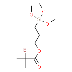ChemSpider 2D Image | 3-(Trimethoxysilyl)propyl 2-bromo-2-methylpropanoate | C10H21BrO5Si