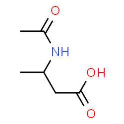 ChemSpider 2D Image | 3-Acetamidobutanoic acid | C6H11NO3