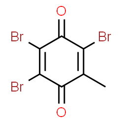 ChemSpider 2D Image | 2,3,5-Tribromo-6-methyl-1,4-benzoquinone | C7H3Br3O2