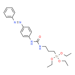 ChemSpider 2D Image | 1-{4-[(E)-Phenyldiazenyl]phenyl}-3-[3-(triethoxysilyl)propyl]urea | C22H32N4O4Si