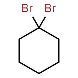 ChemSpider 2D Image | 1,1-Dibromocyclohexane | C6H10Br2