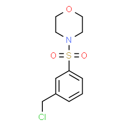 ChemSpider 2D Image | 4-[[3-(Chloromethyl)phenyl]sulfonyl]morpholine | C11H14ClNO3S