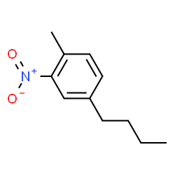 ChemSpider 2D Image | 4-Butyl-1-methyl-2-nitrobenzene | C11H15NO2