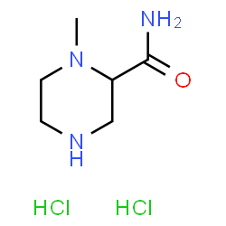 ChemSpider 2D Image | 1-Methyl-2-piperazinecarboxamide dihydrochloride | C6H15Cl2N3O