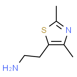 ChemSpider 2D Image | 2-(2,4-dimethylthiazol-5-yl)ethanamine | C7H12N2S