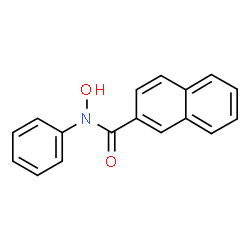 ChemSpider 2D Image | N-Hydroxy-N-phenyl-2-naphthamide | C17H13NO2