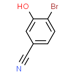 ChemSpider 2D Image | 4-Bromo-3-hydroxybenzonitrile | C7H4BrNO