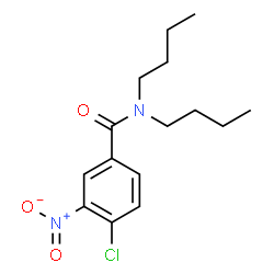 ChemSpider 2D Image | N,N-Dibutyl-4-chloro-3-nitrobenzamide | C15H21ClN2O3