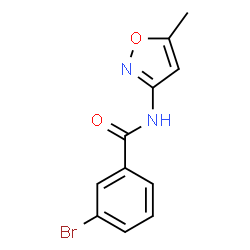 ChemSpider 2D Image | 3-Bromo-N-(5-methyl-1,2-oxazol-3-yl)benzamide | C11H9BrN2O2