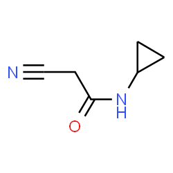 ChemSpider 2D Image | 2-Cyano-N-cyclopropylacetamide | C6H8N2O