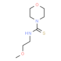 ChemSpider 2D Image | N-(2-Methoxyethyl)-4-morpholinecarbothioamide | C8H16N2O2S