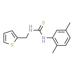 ChemSpider 2D Image | 1-(2,5-Dimethylphenyl)-3-(2-thienylmethyl)thiourea | C14H16N2S2