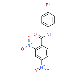 ChemSpider 2D Image | N-(4-Bromophenyl)-2,4-dinitrobenzamide | C13H8BrN3O5