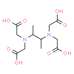 ChemSpider 2D Image | 2,2',2'',2'''-(2,3-Butanediyldinitrilo)tetraacetic acid | C12H20N2O8