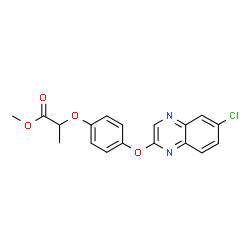 ChemSpider 2D Image | QUIZALOFOP METHYL | C18H15ClN2O4