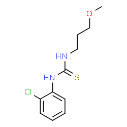 ChemSpider 2D Image | 1-(2-Chlorophenyl)-3-(3-methoxypropyl)thiourea | C11H15ClN2OS
