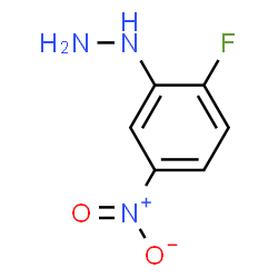 ChemSpider 2D Image | (2-Fluoro-5-nitrophenyl)hydrazine | C6H6FN3O2