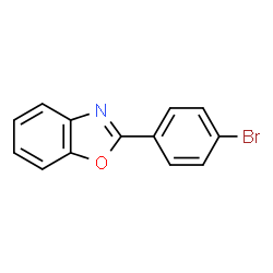 ChemSpider 2D Image | 2-(4-Bromophenyl)benzoxazole | C13H8BrNO