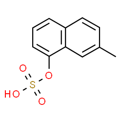 ChemSpider 2D Image | 7-Methyl-1-naphthyl hydrogen sulfate | C11H10O4S
