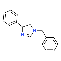 ChemSpider 2D Image | 1-Benzyl-4-phenyl-4,5-dihydro-1H-imidazole | C16H16N2