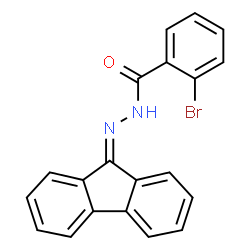ChemSpider 2D Image | 2-bromo-N-(9-fluorenylideneamino)benzamide | C20H13BrN2O