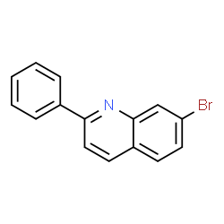 ChemSpider 2D Image | 7-Bromo-2-phenylquinoline | C15H10BrN
