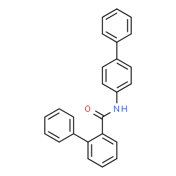 ChemSpider 2D Image | N-(4-Biphenylyl)-2-biphenylcarboxamide | C25H19NO