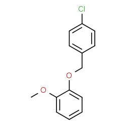 ChemSpider 2D Image | 1-[(4-Chlorobenzyl)oxy]-2-methoxybenzene | C14H13ClO2