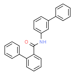 ChemSpider 2D Image | N-(3-Biphenylyl)-2-biphenylcarboxamide | C25H19NO