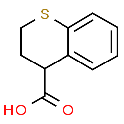 ChemSpider 2D Image | 4-Thiochromanecarboxylic acid | C10H10O2S