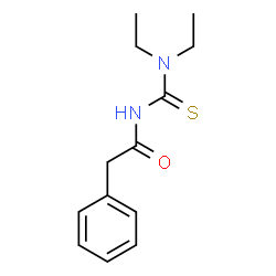 ChemSpider 2D Image | N-(Diethylcarbamothioyl)-2-phenylacetamide | C13H18N2OS