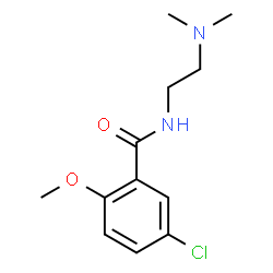 ChemSpider 2D Image | 5-Chloro-N-[2-(dimethylamino)ethyl]-2-methoxybenzamide | C12H17ClN2O2