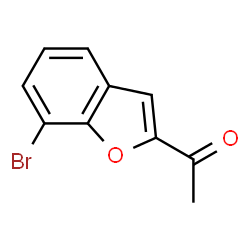 ChemSpider 2D Image | 1-(7-Bromobenzofuran-2-yl)ethanone | C10H7BrO2