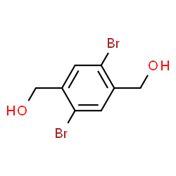 ChemSpider 2D Image | (2,5-Dibromo-1,4-phenylene)dimethanol | C8H8Br2O2