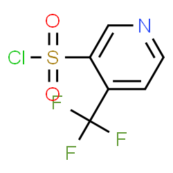 ChemSpider 2D Image | 4-(Trifluoromethyl)-3-pyridinesulfonyl chloride | C6H3ClF3NO2S