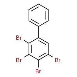 ChemSpider 2D Image | 2,3,4,5-Tetrabromobiphenyl | C12H6Br4