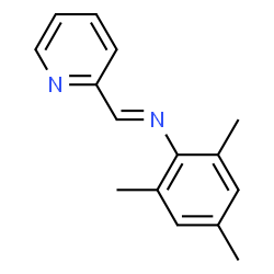 ChemSpider 2D Image | (E)-N-Mesityl-1-(2-pyridinyl)methanimine | C15H16N2