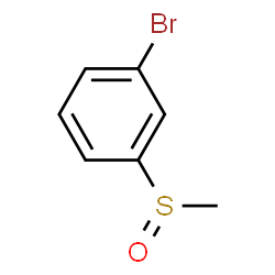 ChemSpider 2D Image | 3-bromophenyl methyl sulfoxide | C7H7BrOS