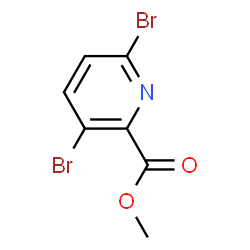 ChemSpider 2D Image | methyl 3,6-dibromopicolinate | C7H5Br2NO2