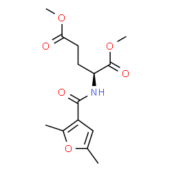 ChemSpider 2D Image | Dimethyl N-(2,5-dimethyl-3-furoyl)-L-glutamate | C14H19NO6