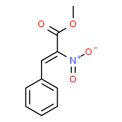 ChemSpider 2D Image | Methyl (2Z)-2-nitro-3-phenylacrylate | C10H9NO4