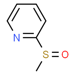 ChemSpider 2D Image | 2-(Methylsulfinyl)pyridine | C6H7NOS