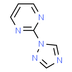 ChemSpider 2D Image | 2-(1H-1,2,4-Triazol-1-yl)pyrimidine | C6H5N5