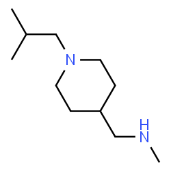 ChemSpider 2D Image | (1-isobutyl-4-piperidinyl)-N-methylmethanamine | C11H24N2