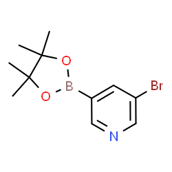 ChemSpider 2D Image | 3-Bromo-5-(4,4,5,5-tetramethyl-1,3,2-dioxaborolan-2-yl)pyridine | C11H15BBrNO2