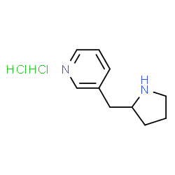 ChemSpider 2D Image | 3-pyrrolidin-2-ylmethylpyridine dihydrochloride | C10H16Cl2N2