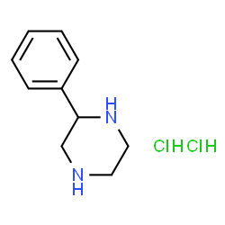 ChemSpider 2D Image | 2-Phenylpiperazine dihydrochloride | C10H16Cl2N2