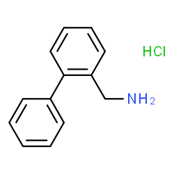 ChemSpider 2D Image | 1-(2-Biphenylyl)methanamine hydrochloride (1:1) | C13H14ClN
