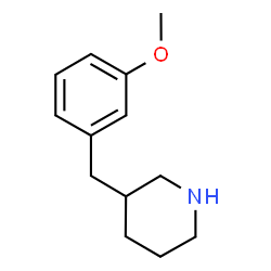 ChemSpider 2D Image | 3-(3-Methoxybenzyl)piperidine | C13H19NO