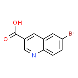 ChemSpider 2D Image | 6-Bromoquinoline-3-carboxylicacid | C10H6BrNO2
